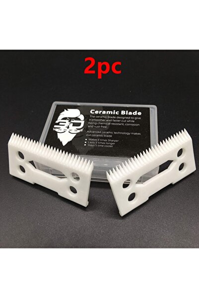 Choice شفرات بديلة احترافية من السيراميك مكونة من قطعتين لماكينة Wahl Senior Cordless Clip، Wahl Magic Clip 81