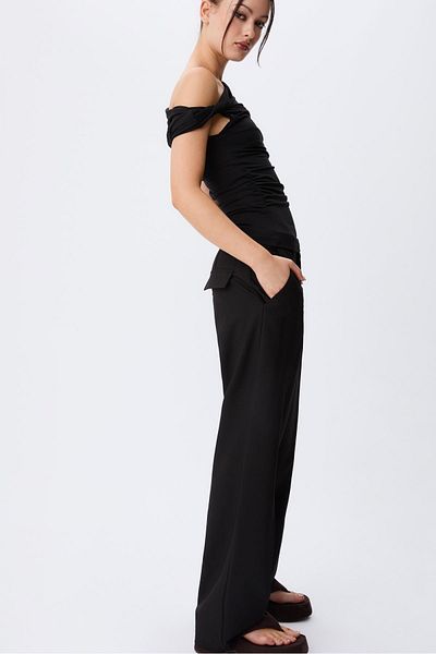 Stradivarius Fabric Trousers with Pockets