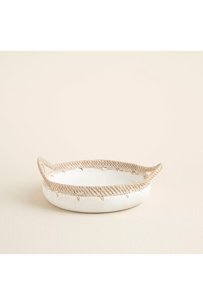 Chakra Gigi Tepsi S Beyaz/Antic