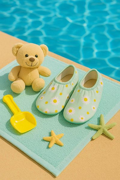 Minissa Midimax Lycra Baby Girl-Child Sea and Pool Shoes |   Non-Slip Sole, Pool Booties