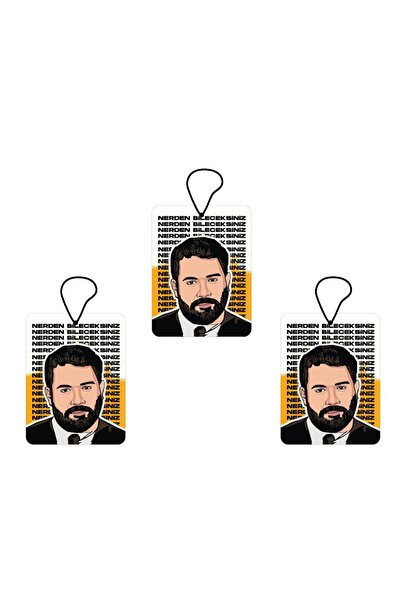 Jethızında 3'lü Set Ahmet Kaya (nerden Bileceksiniz) Tasarımlı Oto Kokusu