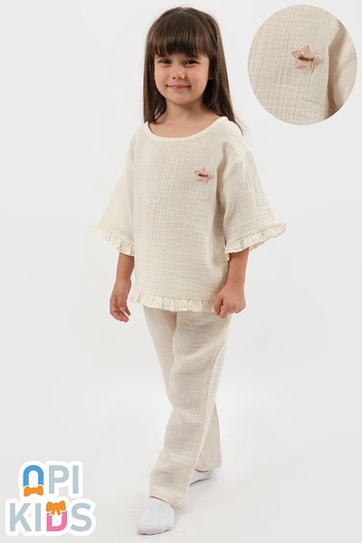 OPI KIDS Ruffled Muslin 2-Piece Girl's Set