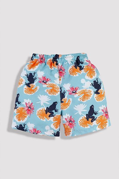 Gold Class Kidswear Ανδρικό σορτς μπλε κολύμβησης - Αδιάβροχο και με επένδυση