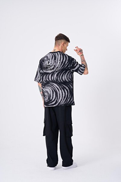 Machinist Ανδρικό μπλουζάκι με στάμπα Imagination Oversize μαύρο