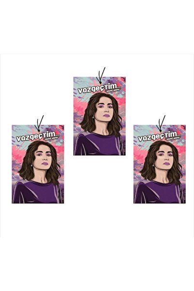 Jethızında 3'lü Set Yıldız Tilbe Vazgeçtim Ayna Oto Kokusu