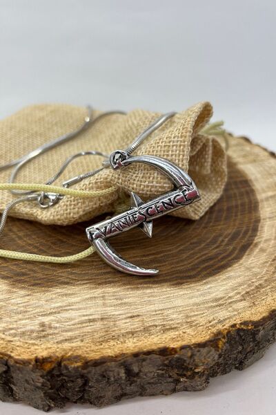 Balzamin Design Paslanmaz Çelik Madalyon Evanescence Gümüş Rengi Parlak Karar...