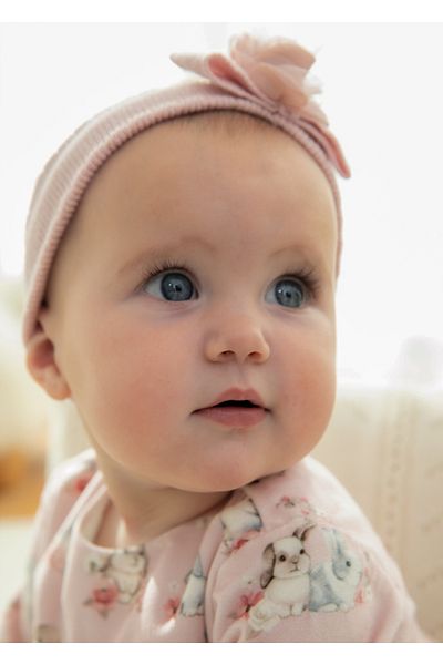 MAYORAL Baby Girl Winter Dress - Rabbit Pattern