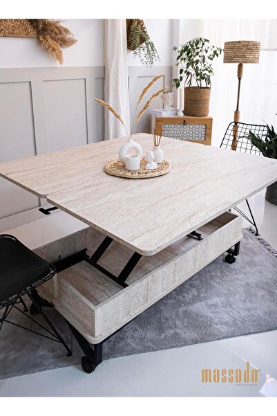 MASSADA FURNITURE DESIGN NOVA AKILLI SEHPA - TRAVERTEN