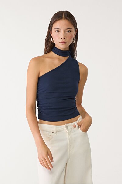 Stradivarius Fularlı asimetrik tül top