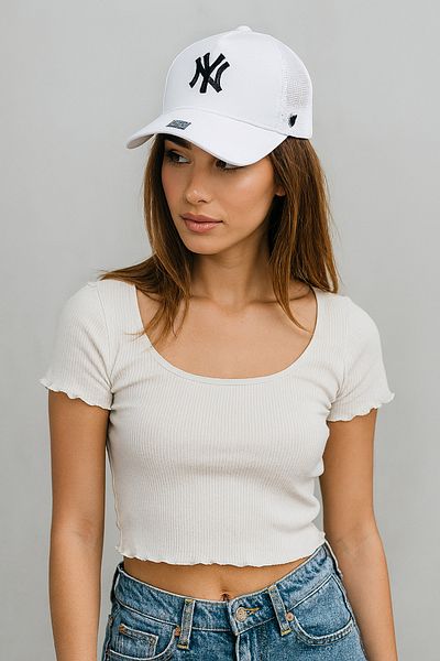 ZERAMİNE Hat Unisex Ny Model Mesh with Adjustable Snap on the Back