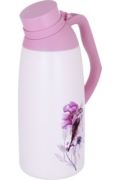 Alsaif Gallery Steel Al Saif Gallery Rania Thermos, 2.5 Liters - Pink Beige