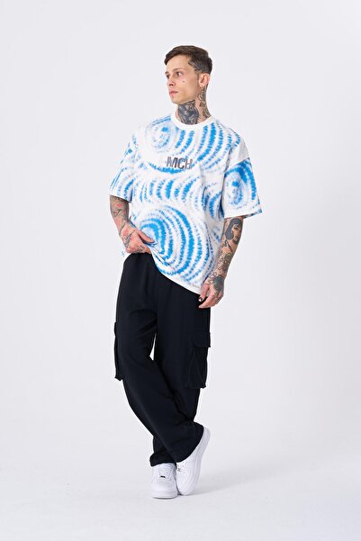 Machinist Men's Imagination Printed Oversize Ecru T-Shirt