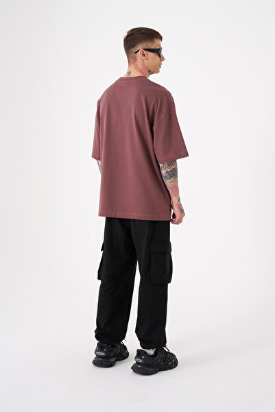 Machinist Ανδρικό μπλουζάκι από βαμβακερό εμπριμέ δωρεάν Spirit Oversize