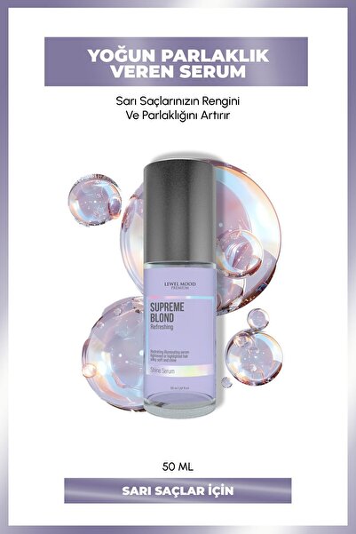 Lewel Mood Premium Supreme Blond Sarı Saçlar İçin Bakım Serumu