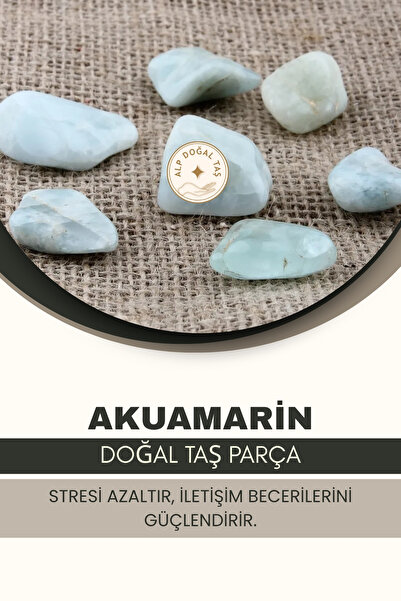 Alp Doğal Taş Akuamarin Doğal Parça
