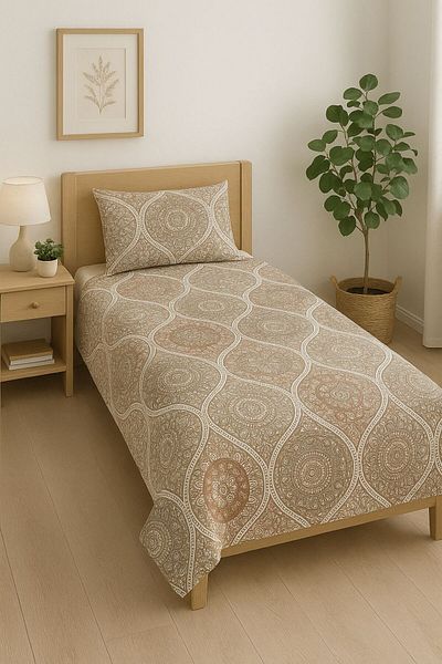 Madame Home Single Pique Set Quilted Fiber Filled for Daily Use Sleep Without Sheets