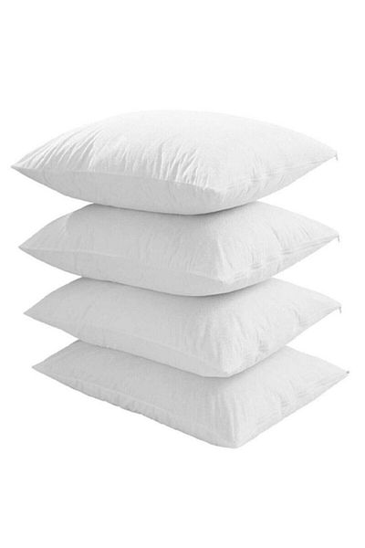 çeyizline White Color Pillow Inner Case with Zipper (2 Pcs) (Mitil, Shitle) Size 50X70