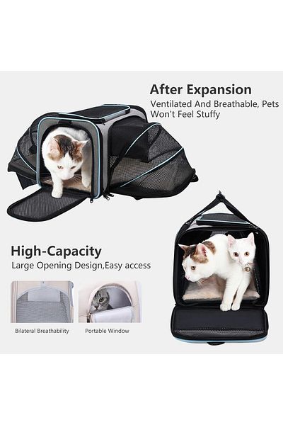 Manolex Foldable Transport Bag For Cats And Dogs – 46x28x28cm, Supports Up To 10kg