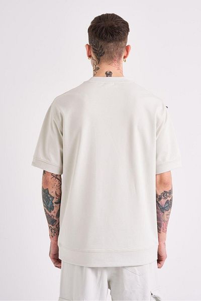 Machinist Ανδρικό μπλουζάκι Mchnst Design Basic Oversize γκρι