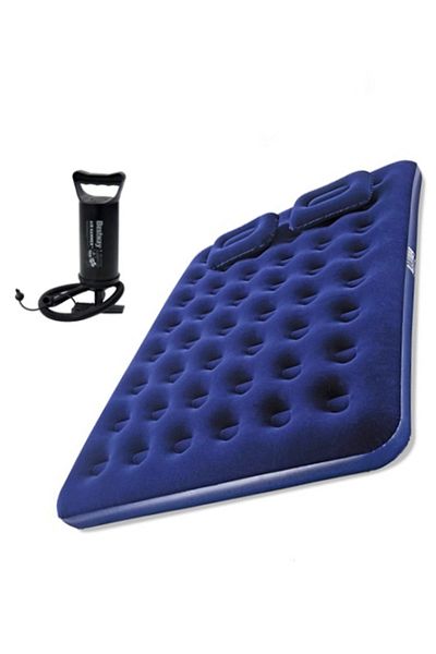 BESTWAY Bw-67374 152 X 203 X 22 Cm Double Bed Queen Airbed Pillow And Air Pump