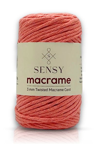 SENSY Premium Taranan Macrame Περιστρεφόμενο σχοινί μακραμέ Μακραμέ Hobby Σχοινί Σολομός