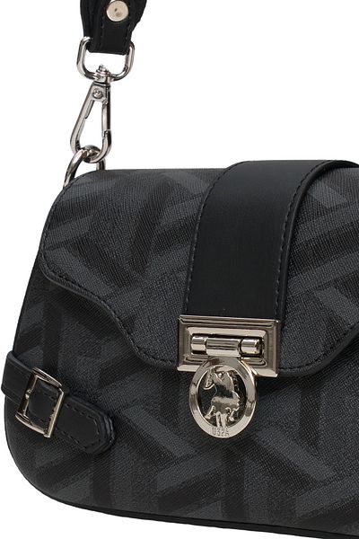 U.S. Polo Assn. Geantă neagră de umăr pentru femei Us25512