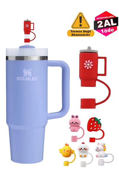 Kelira Quencher Compatible Thermos Accessory / Straw Protector / Silicone Straw Tip Cover / 10mm Straw Compatible