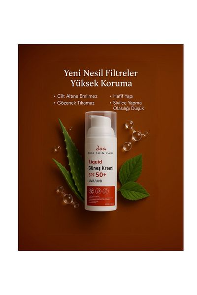 DOA KOZMETİK Liquid Sunscreen Spf 50 +