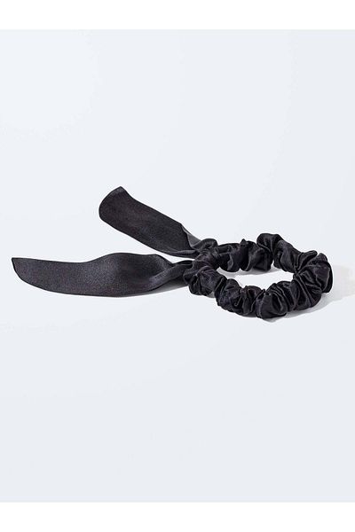 Beauty Pillow Celebrity 100% Silk Hair Scrunchie Black Diamond – Premium Hair Care