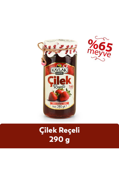 Kavlak Zeytin Çilek Reçeli 290 Gr Cam Kavanoz