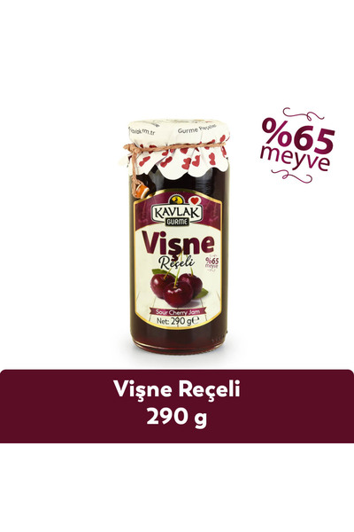 Kavlak Zeytin Vişne Reçeli 290 Gr Cam Kavanoz