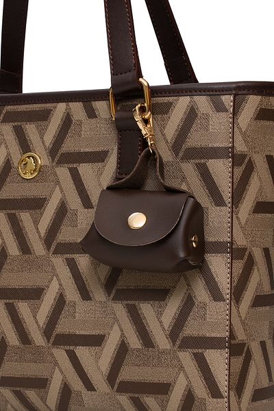U.S. Polo Assn. Geantă de umăr maro pentru femei Us25504