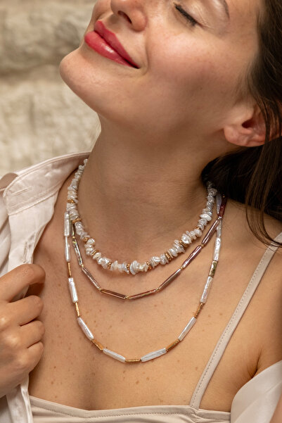 Safir Kuyumculuk Deep Sea Tasarım Inci Kolye