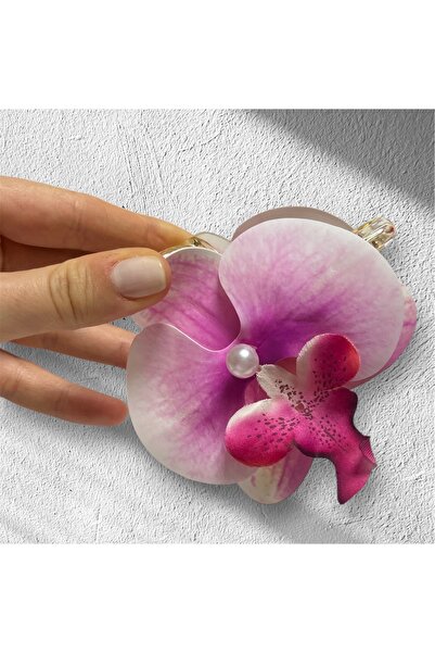 Vitastyle Aloha Clamp Buckle with Orchid Flower Figure
