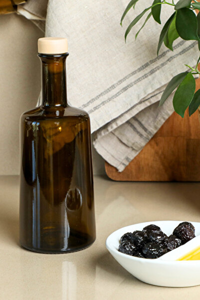 Sarkap Home 500 ml Odessa Uvag Cam Zeytinyağ Şişesi Yağdanlık