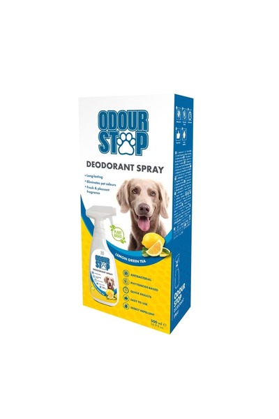 M-PETS Odour Stop Deodorant Spray Lemon Green Tea 500ml