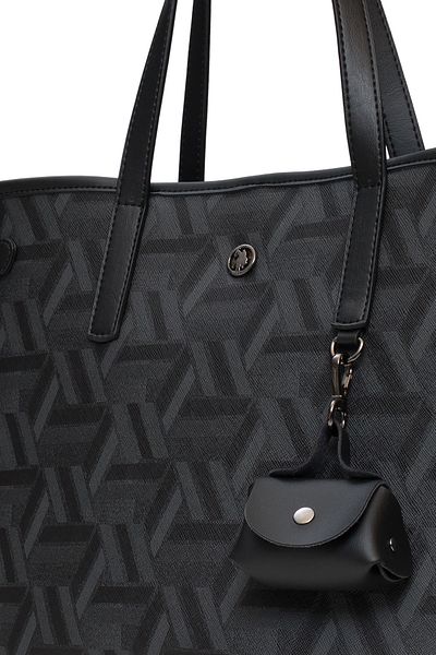 U.S. Polo Assn. Geantă neagră de umăr pentru femei Us25519