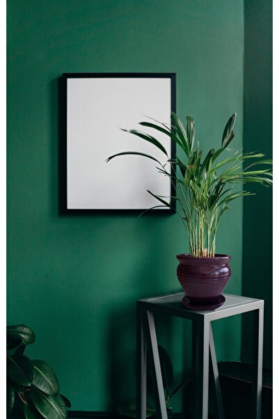 Evdek Tabaklı Klasik Lila Çömlek Saksı 22x22 Cm