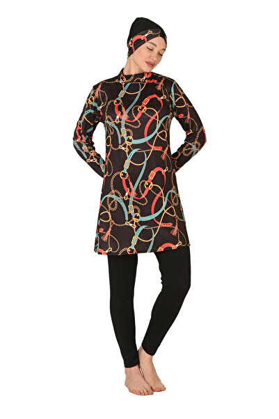 Fantasy Lycra Full Covered Hijab Swimsuit - 3412