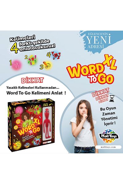Moli Toys لعبة Word To Go Xl لعبة الدمية القطيفة ستخبر الكلمات لعبة الكلمات