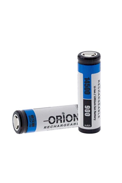 Orion 14500 3.7v 900mah Aa Li-ion Şarj Edilebilir Başlı Kalem Pil