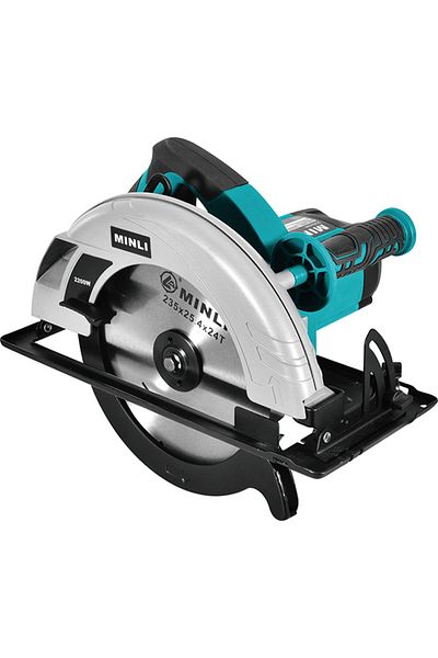 MINLI Circular Saw 235mm – Heavy-duty Electric Wood & Metal Cutter With Adjustable Depth