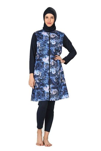 Fantasy Μαγιό Hijab Fabric Parachute - Full Covered, Μοντέλο 3064-b