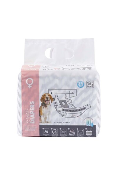 M-PETS Dıapers Dişi Köpekler Için Külot (M) 10lu