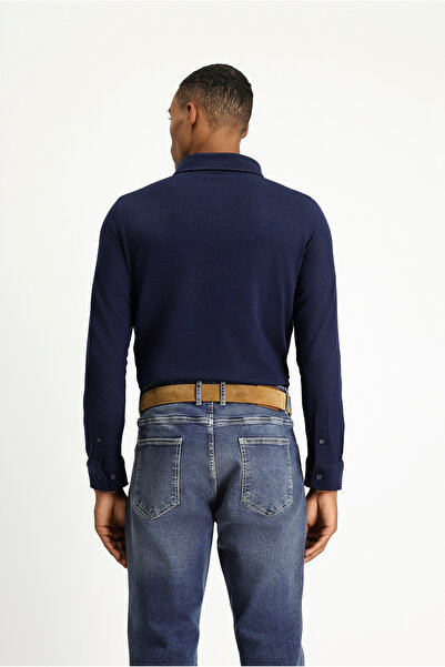 Kiğılı Довгий рукав, прямий крій, смугаста бавовняна сорочка