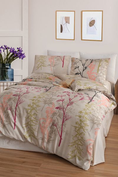 Eponj Home Διπλό Σετ παπλωματοθήκης Easy-Iron Urla Beige