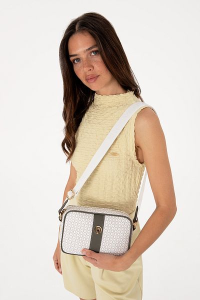 U.S. Polo Assn. Women's White Crossbody Bag 50293699-Vr013