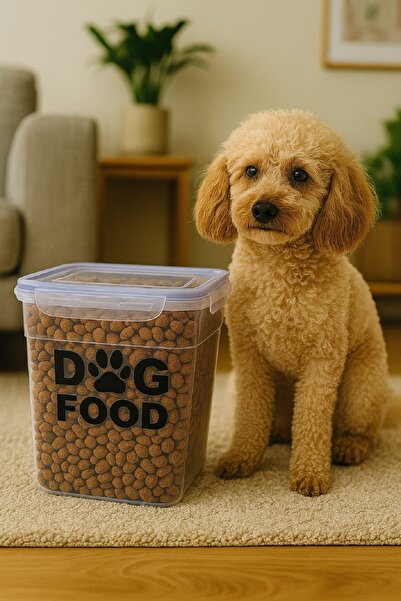 DEEMBRO 5.5 Lt Silicone Vacuum Dog Food Storage Box - Air-Proof and Leak-Proof