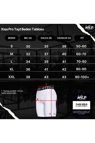 Wild Athletic Sports Λευκό αθλητικό κολάν ποδοσφαίρου Short Pro Laptop