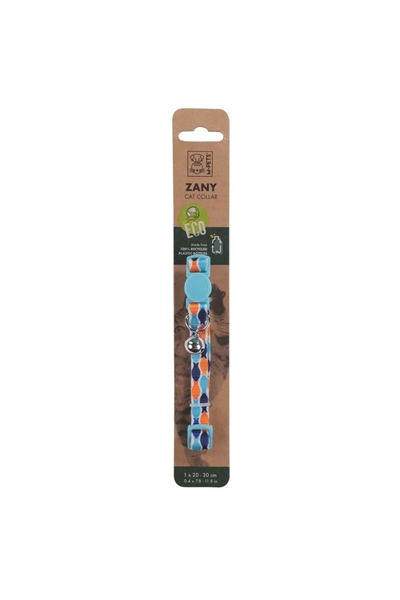 M-PETS Zany Cat Neck Bell Collar Multicolor